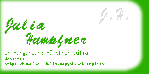 julia humpfner business card
